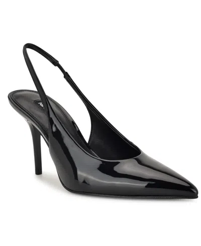 Nine West Palomma Slingback Pointed Toe Pump In Black