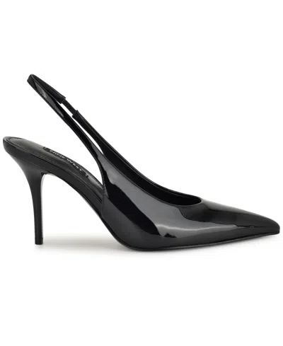 Nine West Palomma Slingback Pointed Toe Pump In Black