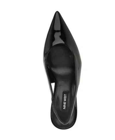 Nine West Palomma Slingback Pointed Toe Pump In Black