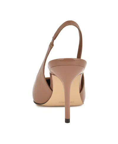 Nine West Palomma Slingback Pointed Toe Pump In Brown