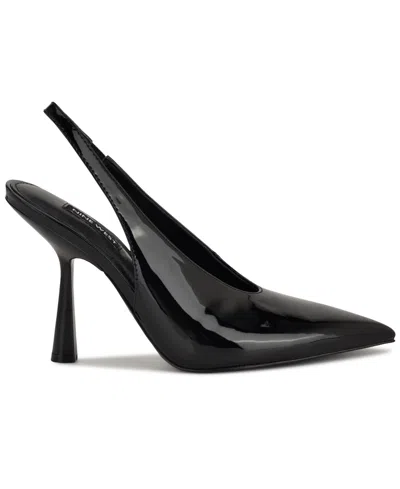 Nine West Kates Slingback Pointed Toe Pump In Black