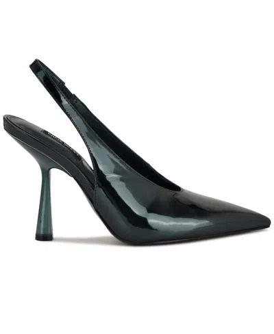 Nine West Kates Slingback Pointed Toe Pump In Black