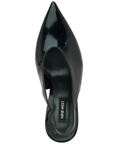 Nine West Kates Slingback Pointed Toe Pump In Black