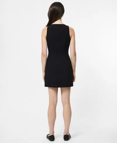 French Connection Women's Azra Twill Button Down Mini Dress In Blue