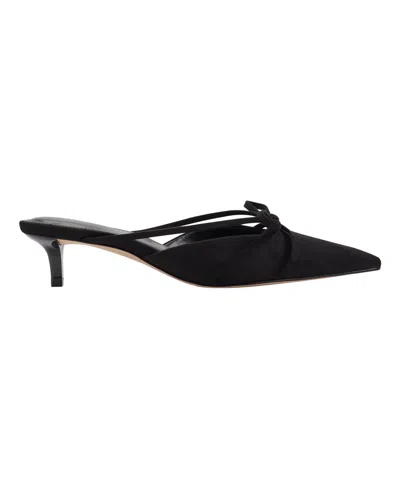 Marc Fisher Women's Florin Kitten Heel Mule In Black
