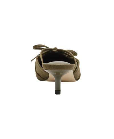 Marc Fisher Women's Florin Kitten Heel Mule In Green