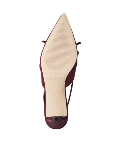 Marc Fisher Women's Florin Kitten Heel Mule In Red