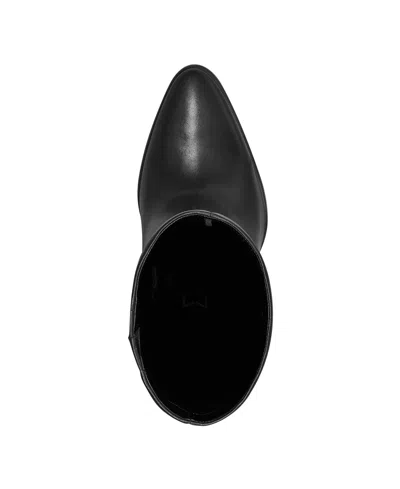 Marc Fisher Ltd Women's Lannie Wide Calf Block Heel Boots In Black