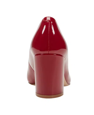 Marc Fisher Women's Caitlin Slip-on Block Heel Pumps In Red