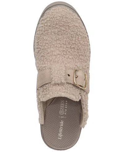 Lifestride Women's Vibe-cozy Washable Round Toe Mule Clogs In Neutral