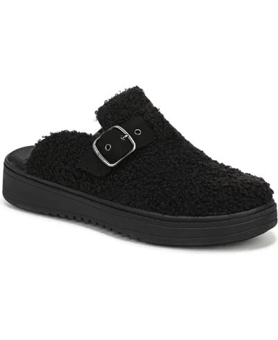 Lifestride Women's Vibe-cozy Washable Round Toe Mule Clogs In Black
