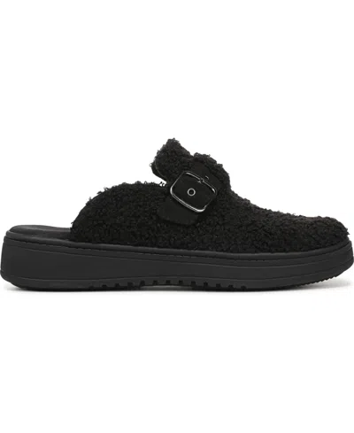 Lifestride Women's Vibe-cozy Washable Round Toe Mule Clogs In Black