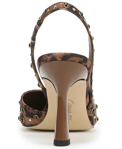 Circus Ny By Sam Edelman Women's Tallie Rhinestone Pointed-toe Asymmetrical Pumps In Multi