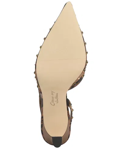 Circus Ny By Sam Edelman Women's Tallie Rhinestone Pointed-toe Asymmetrical Pumps In Multi