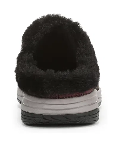 Ryka Rykä Arrow Faux Fur Trim Mule In Black