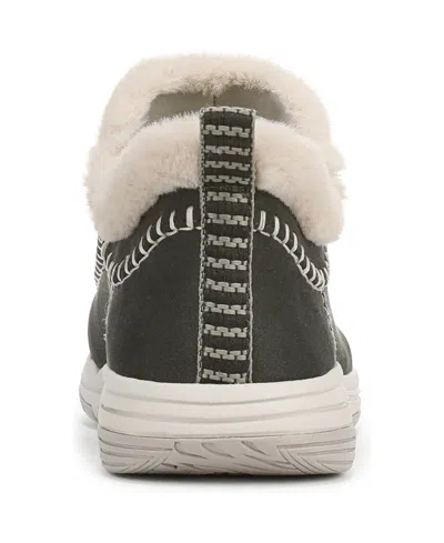Ryka Rykä Arrow Faux Fur Trim Slip-on Bootie In Black