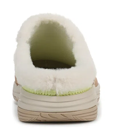 Ryka Rykä Arrow Faux Fur Trim Mule In Brown