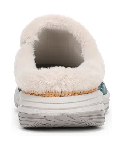 Ryka Rykä Arrow Faux Fur Trim Mule In Green