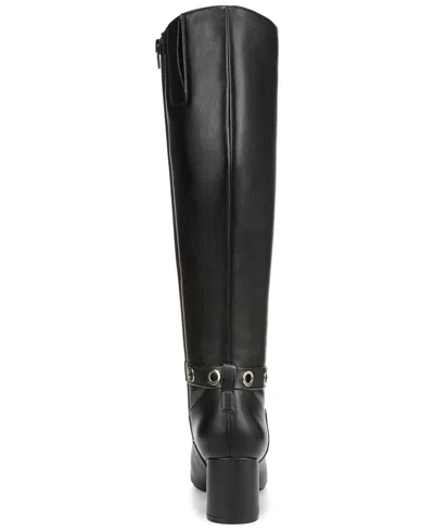 Lifestride Women's Tansy Zipper Wide Calf Tall Boots In Black