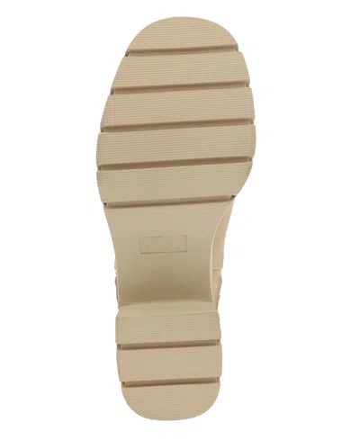 Mia Women's Panola Stacked Heel Lug Sole Chelsea Booties In Neutral