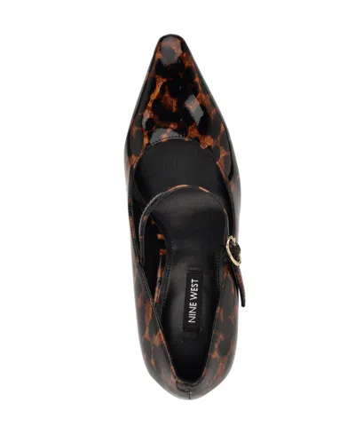 Nine West Women's Sista Mary Jane Pointy Toe Pumps In Multi
