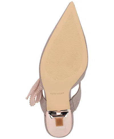 Nine West Women's Bowey Slip-on Pointy Toe Dress Pumps In Multi
