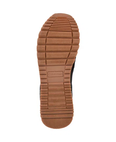 Calvin Klein Men's Antoy Casual Lace-up Sneakers In Black