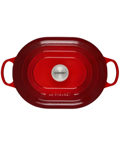 Le Creuset Enameled Cast Iron 3.75-qt. Oval Casserole With Lid In Red