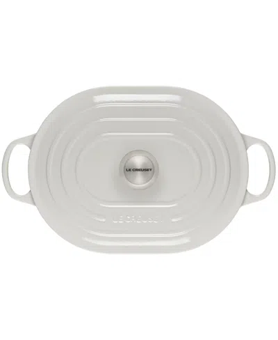 Le Creuset Enameled Cast Iron 3.75-qt. Oval Casserole With Lid In White