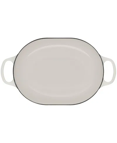 Le Creuset Enameled Cast Iron 3.75-qt. Oval Casserole With Lid In White