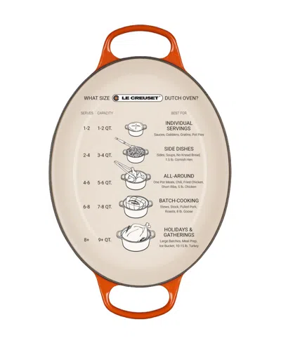 Le Creuset Enameled Cast Iron 3.75-qt. Oval Casserole With Lid In White