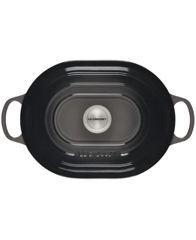 Le Creuset Enameled Cast Iron 3.75-qt. Oval Casserole With Lid In Gray