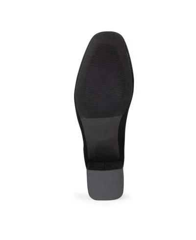 Tahari Corniche Block Heel Knit Bootie In Black