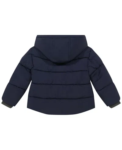 S Rothschild & Co Baby Boys Sherpa Lined Puffer Jacket In Blue