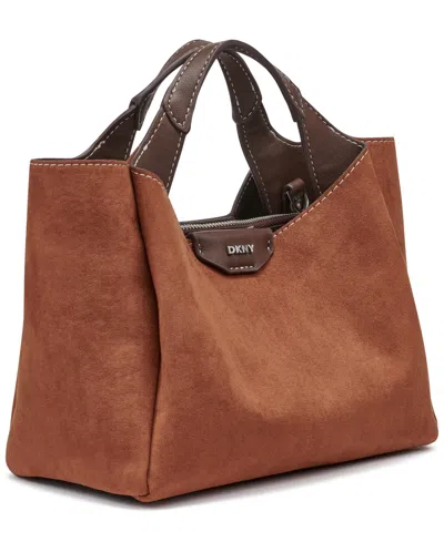 Dkny Women's Willa Small Satchel Bag In Brown