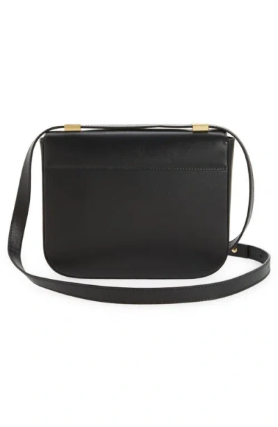 Demellier Black Vancouver Leather Cross Body Bag In Black