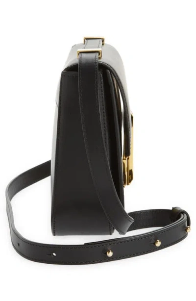 Demellier Black Vancouver Leather Cross Body Bag In Black