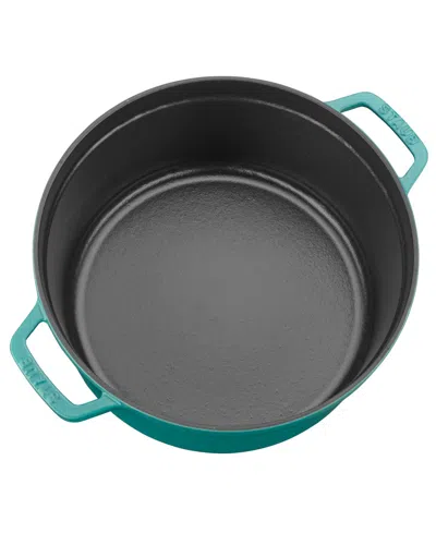 Staub Round Cocotte, 5.5 Quart In Green