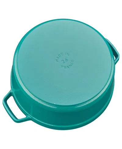 Staub Round Cocotte, 5.5 Quart In Green
