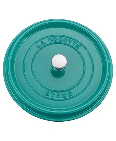 Staub Round Cocotte, 5.5 Quart In Green
