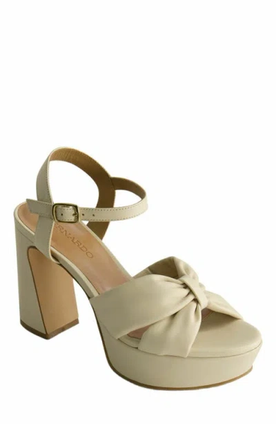 Bernardo Veronika Platform Sandal In White