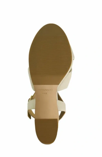 Bernardo Veronika Platform Sandal In White