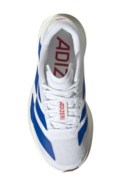 Adidas Originals Adizero Evo Sl Striped Sneakers In White