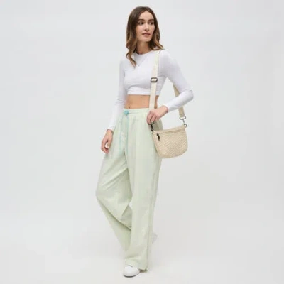 Sol And Selene Ethereal - Woven Neoprene Crossbody Bag In White