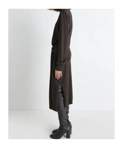 Lemaire Trompe L'oeil Dress In Brown