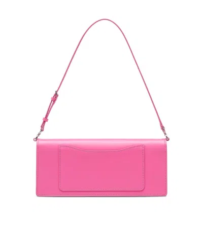 Marc Jacobs The Mirror Shoulder Leather Bag In Pink