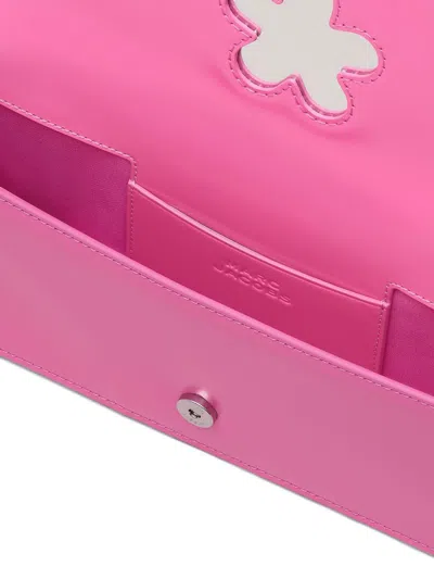 Marc Jacobs The Mirror Shoulder Leather Bag In Pink