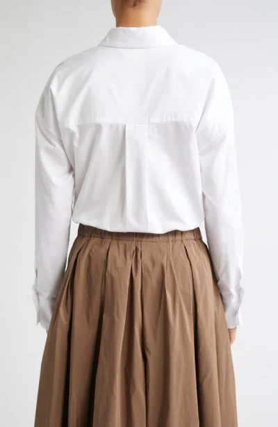 Max Mara Ateneo Button-up Shirt In White