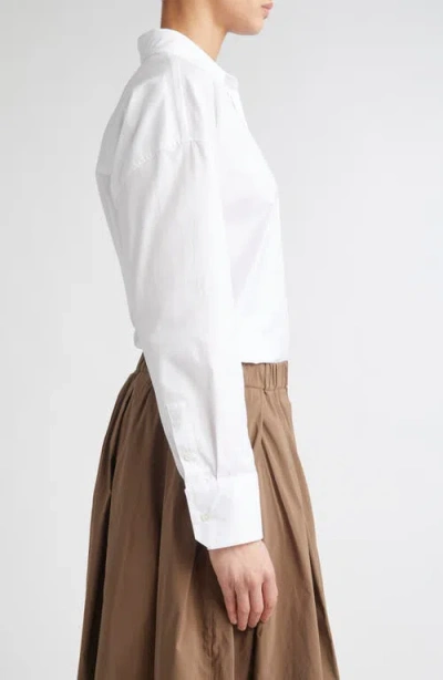 Max Mara Ateneo Button-up Shirt In White