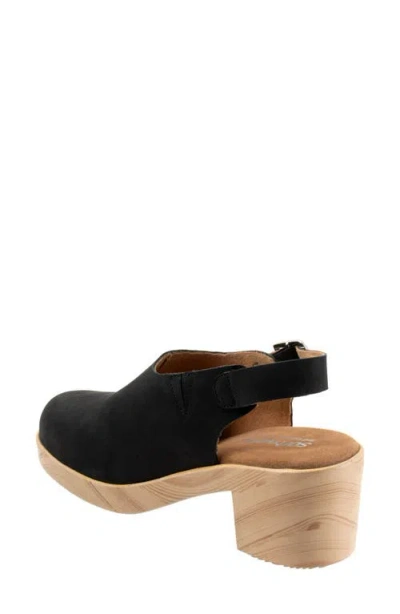 Softwalk ® Fairbanks Slingback Platform Clog In Black